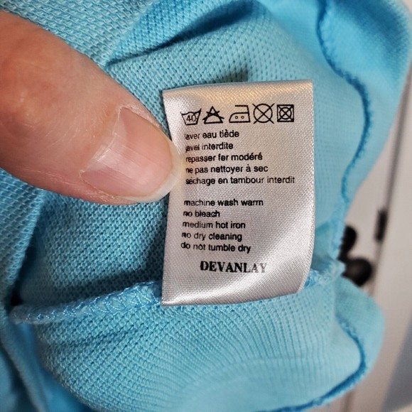 Lacoste 5 L Polo Shirt Men's Size Croc Alligator Logo Light Blue Short Sleeve - Picture 11 of 11